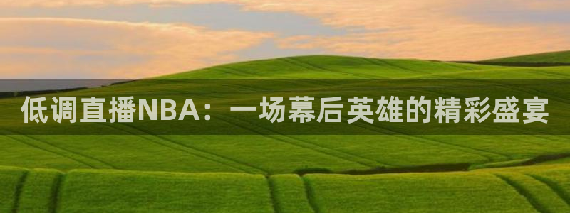 玩球直播官网nba直播免费观看：低调直播NBA：一场幕后英雄的精彩盛宴